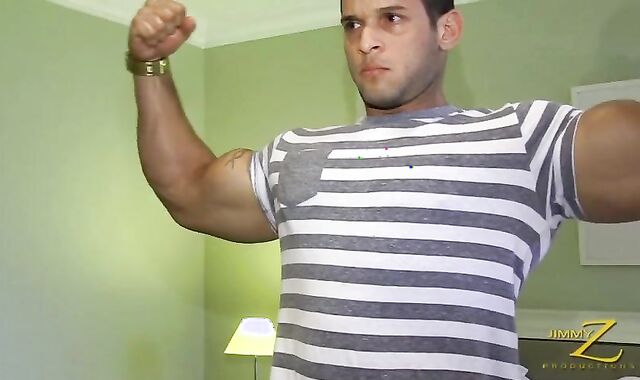 Bodybuilder With hefty bone