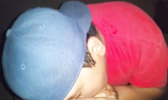 Deep-Throating a 12 Inch BIG BLACK COCK