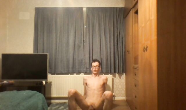 Immensely Bony Teenage Showcases off his Ribs and Assets