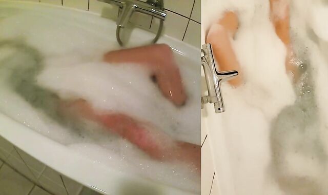 Playtime in Tub with Mesh Undergarments, Culo Have Fun and Spunk