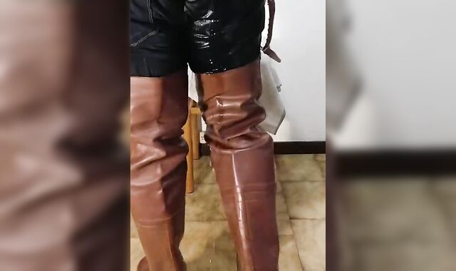 Drenching my fresh Waders and Denim - two - (with Music)