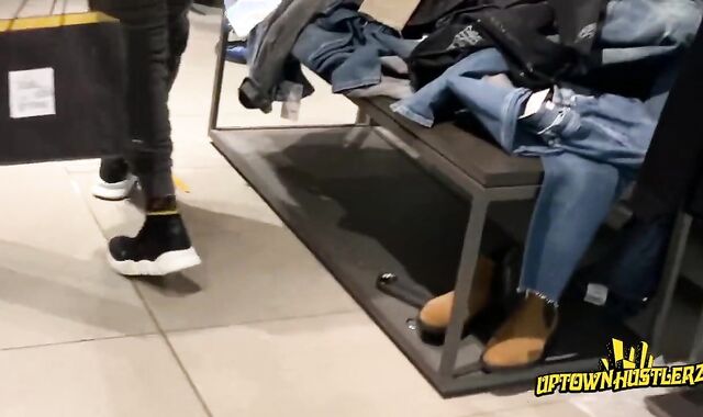 DOMINICAN THUG FULL SALUTE IN SWEAT TROUSERS