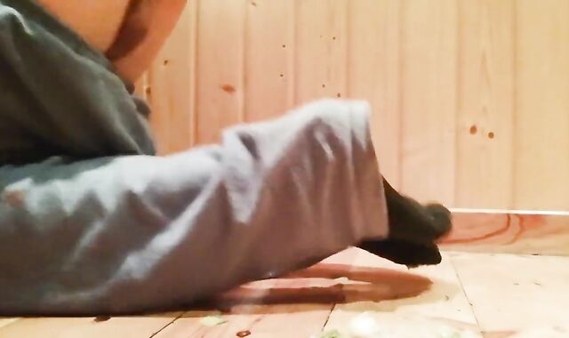 Youthfull Fag Gets a Cockslut in his lil' Butt and Licks the Cockslut with his own Sp