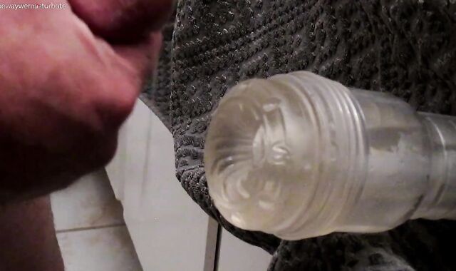 Veined Stiffy Gonna Slobber from just the Peak - Clear Pummeling Fleshlight