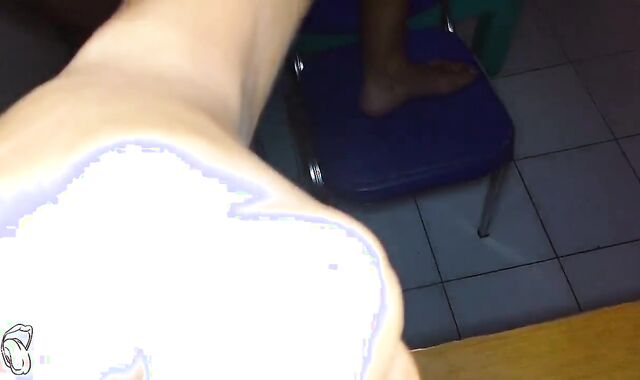 Indonesian Bottom having Joy alone in his Guest Room