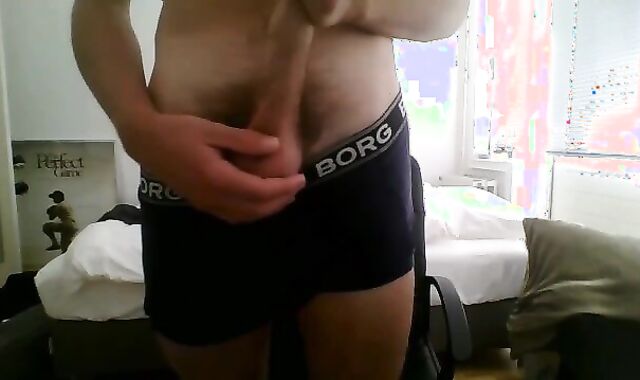 legal Yr senior Towheaded Twunk Drags out his Phat Stiffy and Finishes Off
