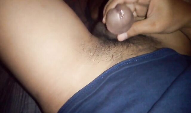 Japanese Solo Masculine Masturbate off his Circumcised Knob until Jizm