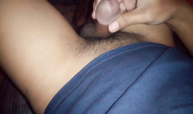 Japanese Solo Masculine Masturbate off his Circumcised Knob until Jizm