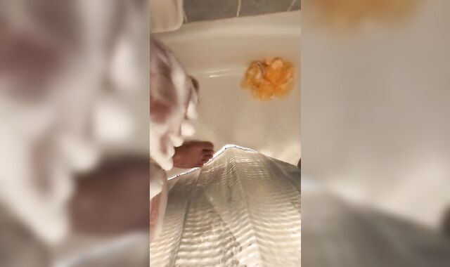 Diminutive Uncircumcised Bone Bathroom Wank off Jerk off