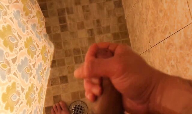 Smallish Uncircumcised Boner Fap off in Bathroom Petite Uncircumcised Salami