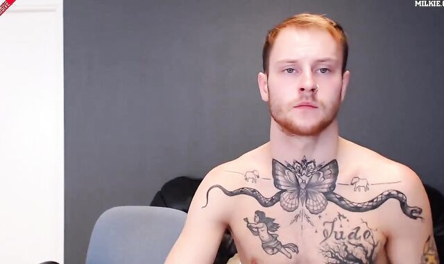 two Splendid Men Have Fun on Web Cam Without A Condom