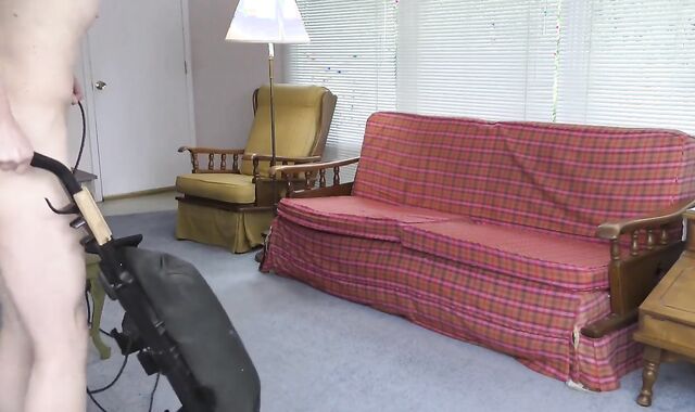 Nasty Homo Naturist Cleans Building 4K