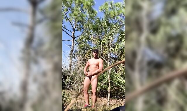 Slave Hoe Takes Off, Smacks himself and CBT in Public