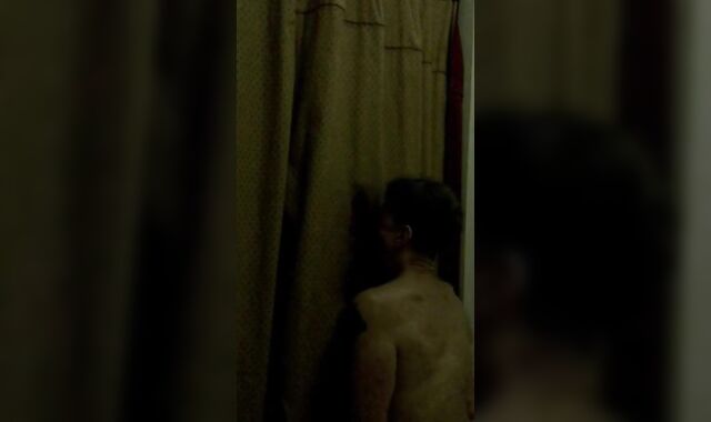 Youthfull Dark-Hued Stud at the Gloryhole (Deepthroat BIG BLACK COCK & Bouncy Caboose Licking)