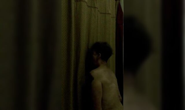 Youthfull Dark-Hued Stud at the Gloryhole (Deepthroat BIG BLACK COCK & Bouncy Caboose Licking)