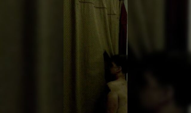 Youthfull Dark-Hued Stud at the Gloryhole (Deepthroat BIG BLACK COCK & Bouncy Caboose Licking)