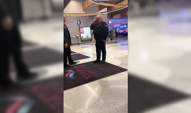 PC’d at Casino so I let Security up Mini-Skirt before Shooting Mysf