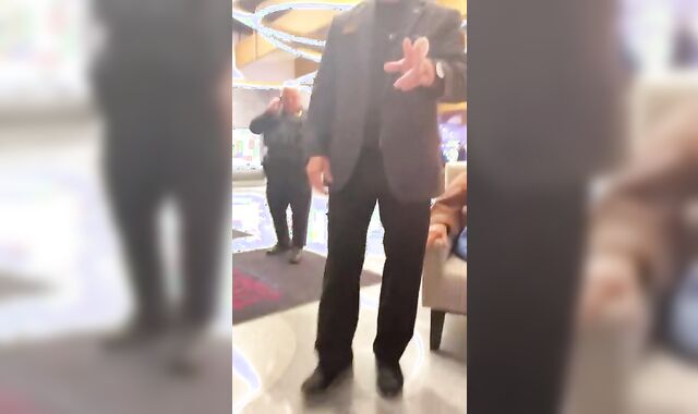 PC’d at Casino so I let Security up Mini-Skirt before Shooting Mysf