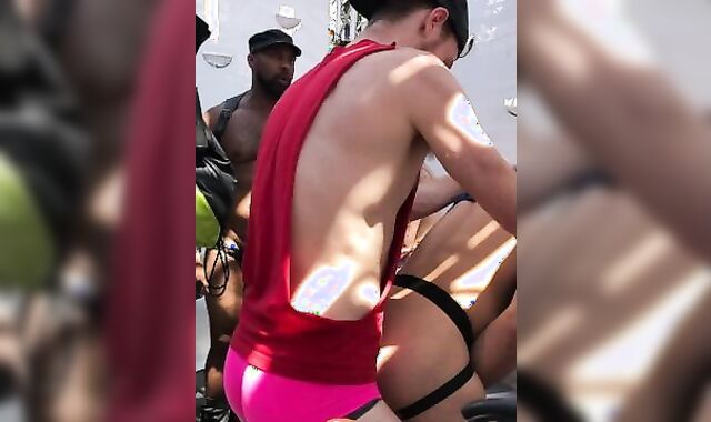 Outdoor Public Plow - Sans A Condom - everyone Gets a Turn