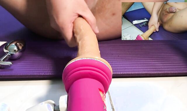 Very First 20 Mins Buttfuck Penetrate with Machine