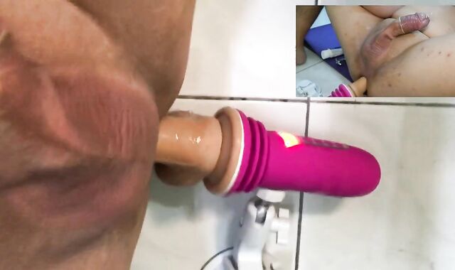 Very First 20 Mins Buttfuck Penetrate with Machine