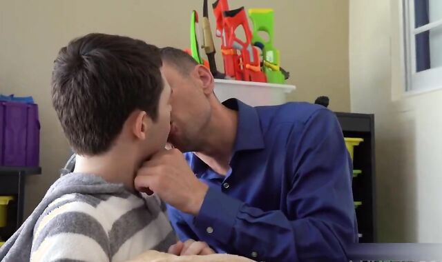 Dad uses my Youngster Fuck Hole while I Penetrate my Grizzly Teddy