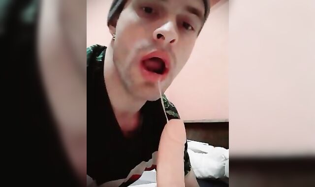 Oral Job Additional Spit. Deep-Throating Rapid and Rigid.