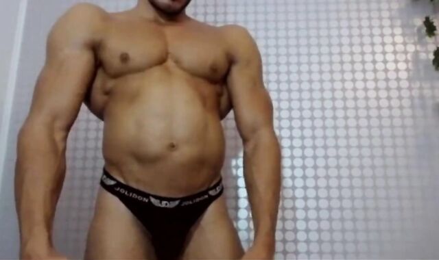 Shoved out Cock-Squeezing Muscled Warm Six Pack Muscle Abdomen