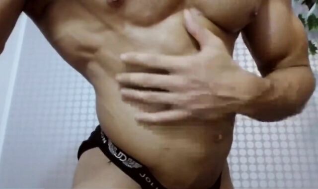 Shoved out Cock-Squeezing Muscled Warm Six Pack Muscle Abdomen