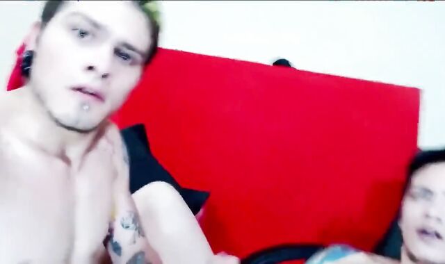 Tats Nail Jizm in Jaws