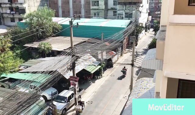 Japanese Dude Wank off Outdoor on Balcony