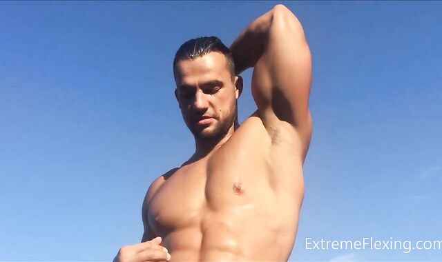 Super Hot Fighter Raul Ripple on the Lake