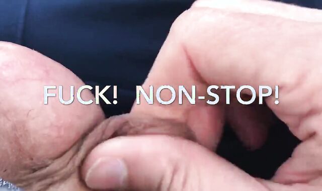 Morning Rail & Wank Turns Blue Nads!