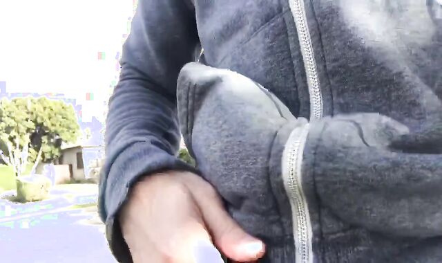 Morning Rail & Wank Turns Blue Nads!