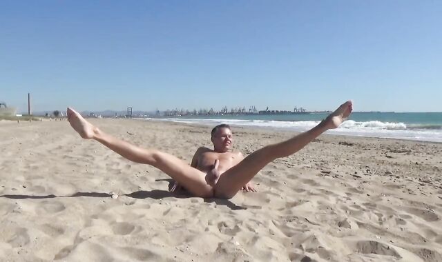 GLORIOUS MAN on the Beach