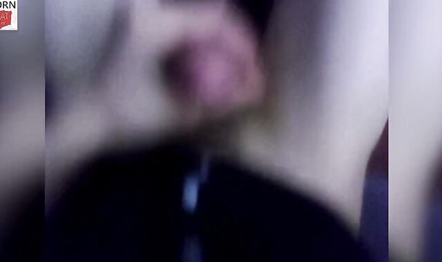 Dangled Dude from the UK Finishes Off onto his Dark-Hued T-Shirt - Tricked 075