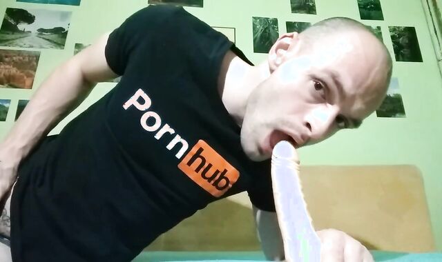 Role Have Fun. Gargling Spunk-Pump, Gagging! Eye Contact. Messy Conversing.drinking Jism