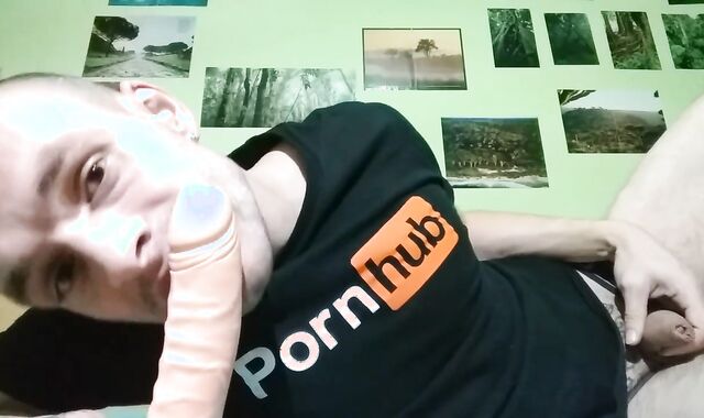 Role Have Fun. Gargling Spunk-Pump, Gagging! Eye Contact. Messy Conversing.drinking Jism