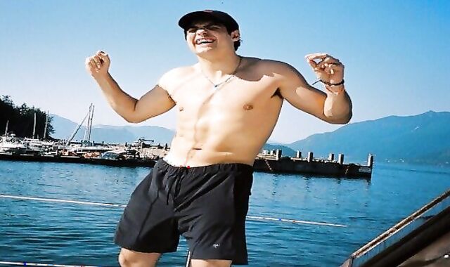 Noah Centineo Exhaling Testosterone Jerking. my Dearest Masculine Great