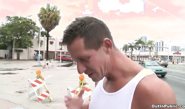 Rock and Mark Smash in Public