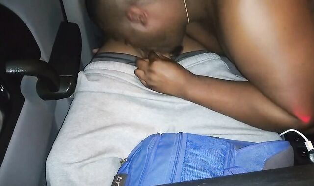 SPOTTED HIS ERECTION ON THE WAY TO HIS BUS