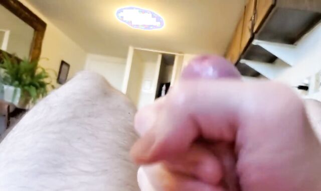 Highly Strenuous Ejaculation Shooting Scorching Spunk on my Crimson T-Shirt