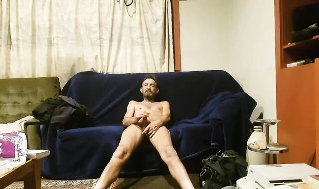 Steve Takes Off and Masterbates till he Shoots A Load