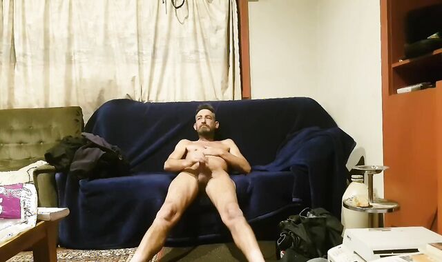 Steve Takes Off and Masterbates till he Shoots A Load