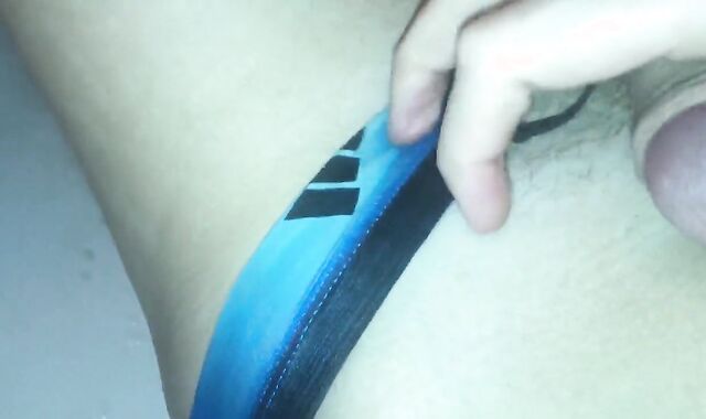 Twunk Masturbating off in ADIDAS