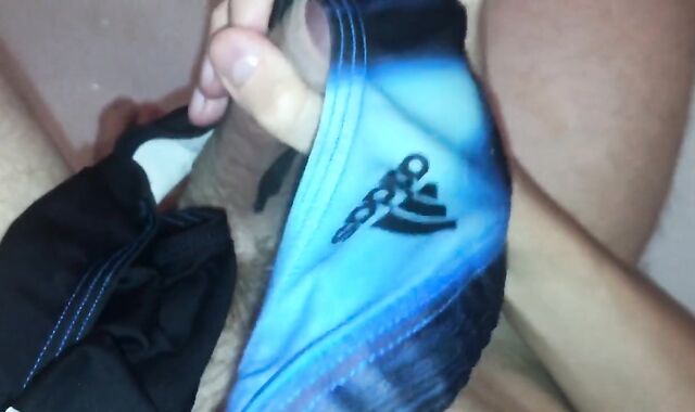 Twunk Masturbating off in ADIDAS