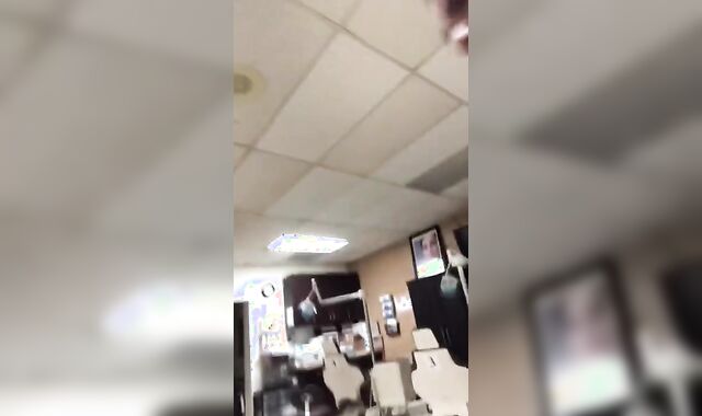 Latino Blows A Load on Soles at the Dental Office