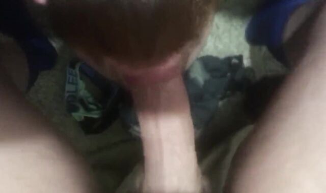 Step Brutha Caught me Masturbating off and Throated my Hard-On Til I came