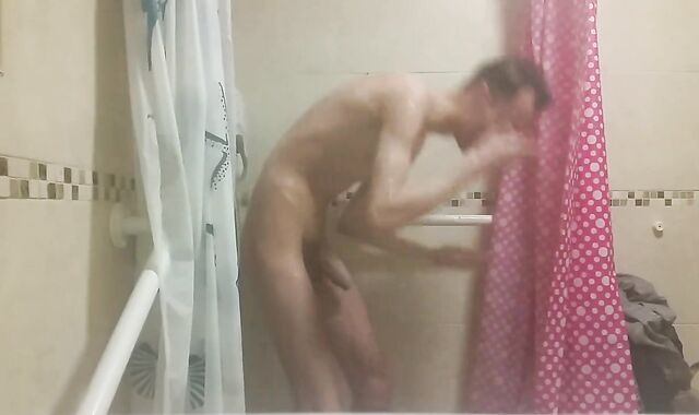 Scorching highly Thin Man with Vapid Ass Milks his Humid Trouser Snake and Urinates