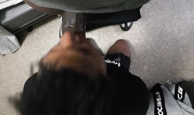 Emo Geek Slobbing on a Fat Dark Chocolate Jizz-Shotgun